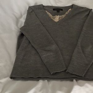 Banana republic merino wool V neck sweater